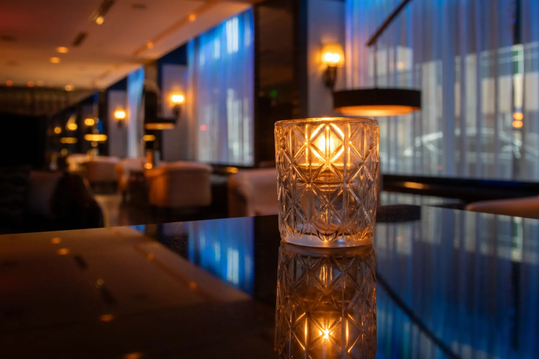 Kafé og loungeområde